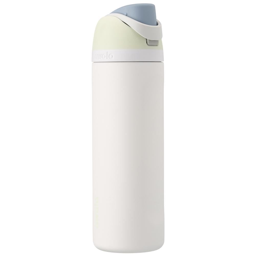 Owala FreeSip Insulated Stainless Steel Water Bottle with Straw for Sports, Travel, and School BPA-Free Sports Water Bottle, 32 oz, Boneyard (Pack of 6)