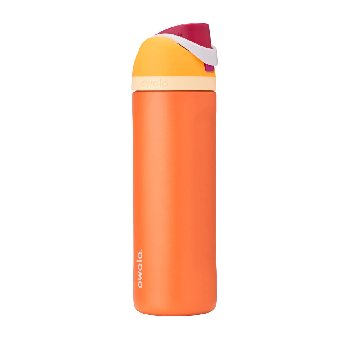 Owala FreeSip Insulated Stainless Steel Water Bottle with Straw for Sports, Travel, and School BPA-Free Sports Water Bottle, 32 oz, Boneyard (Pack of 6)