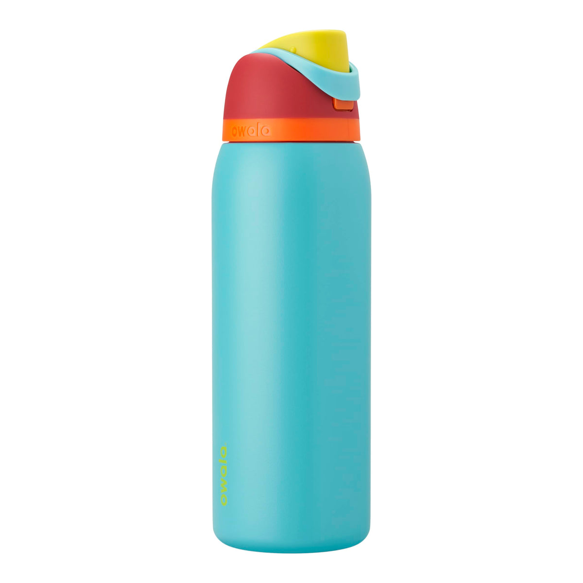 Owala FreeSip Insulated Stainless Steel Water Bottle with Straw for Sports, Travel, and School BPA-Free Sports Water Bottle, 32 oz, Boneyard (Pack of 6)