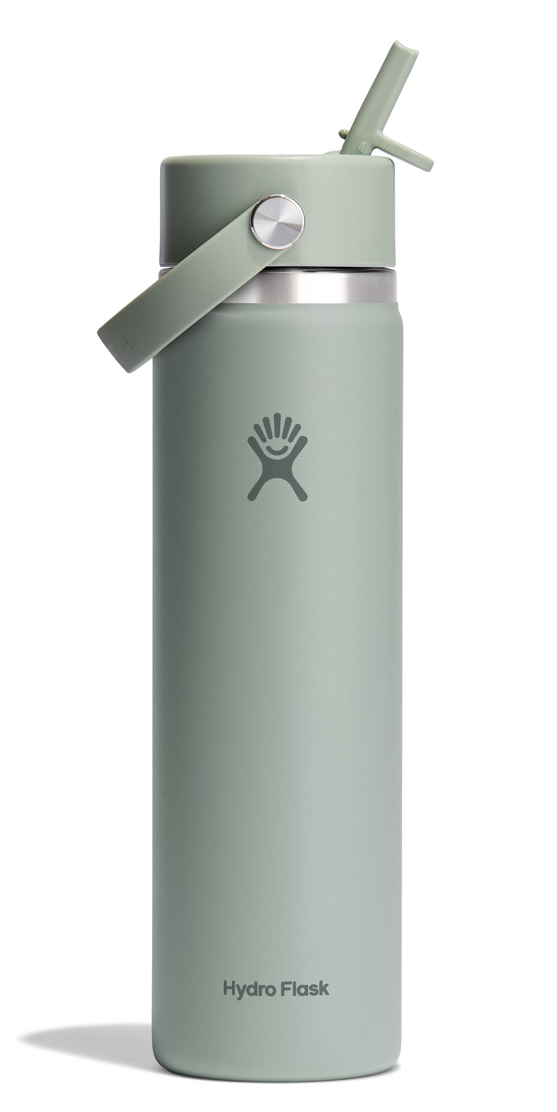 Hydro Flask Water Bottle - Insulated Stainless Steel - Wide Straw Lid, Non Spill, Leakproof in 40 Oz Indigo Blue