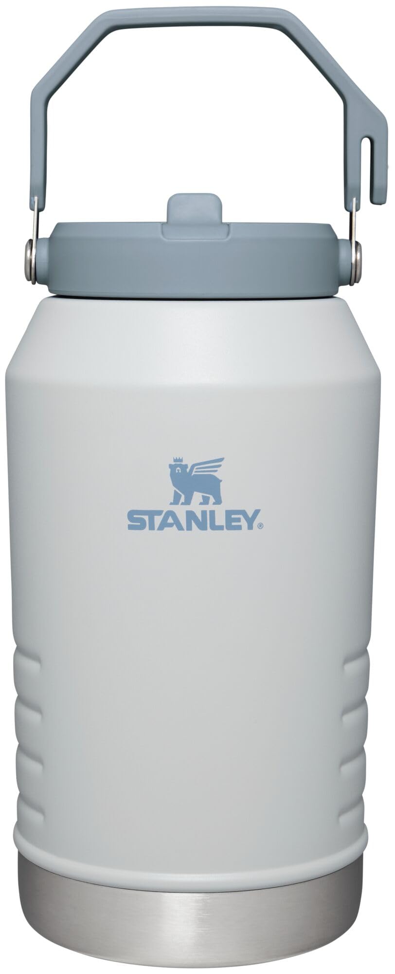 Stanley IceFlow Flip Straw Jug with Handle 40 oz| Twist On Lid and Flip Up Straw | Leak Resistant for Travel and Sports | Insulated Stainless Steel | BPA-Free | Rose Quartz