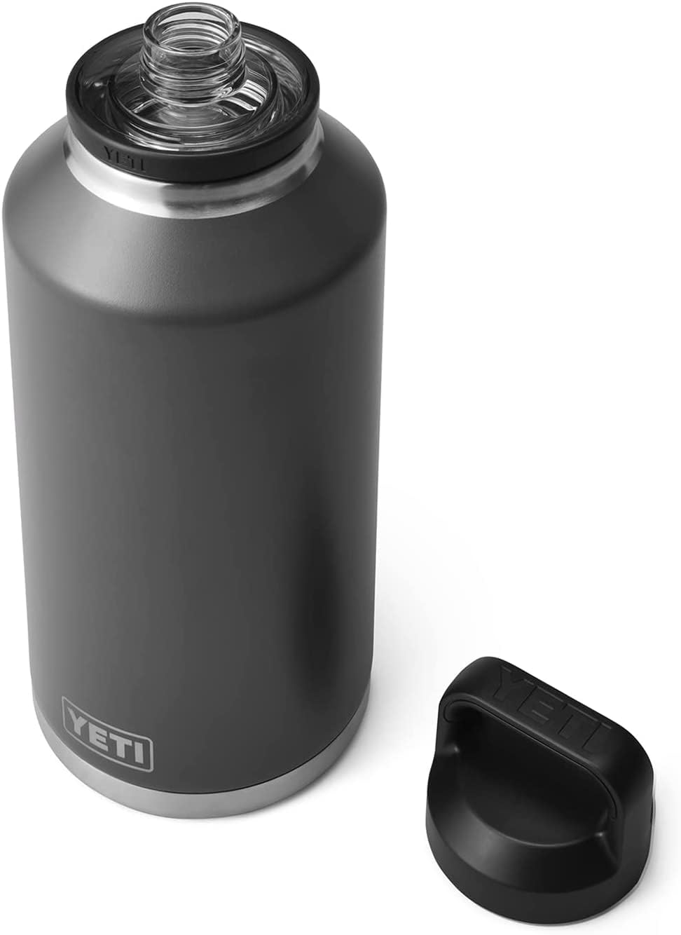 YETI Rambler 64 oz Bottle, Vacuum Insulated, Leakproof, Stainless Steel with Chug Cap, Black