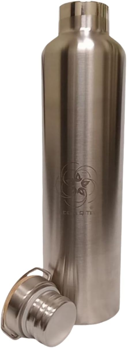 Leela Quantum H.E.A.L.360 Water Bottle – 1L Stainless Steel Bottle with Quantum Frequencies – Structured Water Bottle for Vitality, Balance & Natural Energy – BPA-Free, Plastic-Free & Insulated