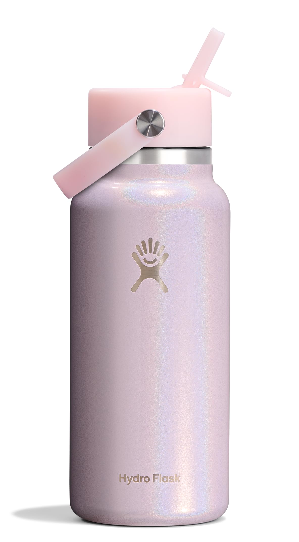 Hydro Flask Water Bottle - Insulated Stainless Steel - Wide Straw Lid, Non Spill, Leakproof in 40 Oz Indigo Blue