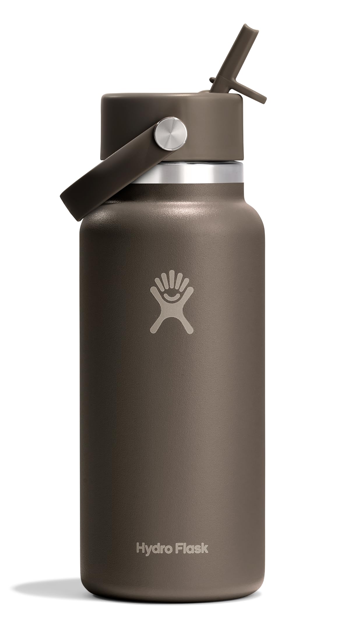 Hydro Flask Water Bottle - Insulated Stainless Steel - Wide Straw Lid, Non Spill, Leakproof in 40 Oz Indigo Blue