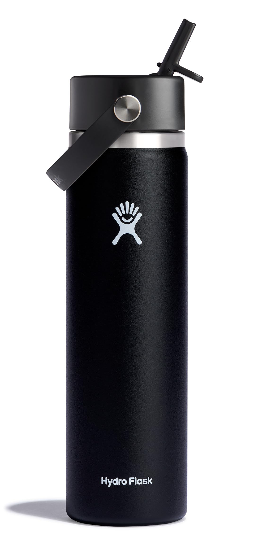 Hydro Flask Water Bottle - Insulated Stainless Steel - Wide Straw Lid, Non Spill, Leakproof in 40 Oz Indigo Blue