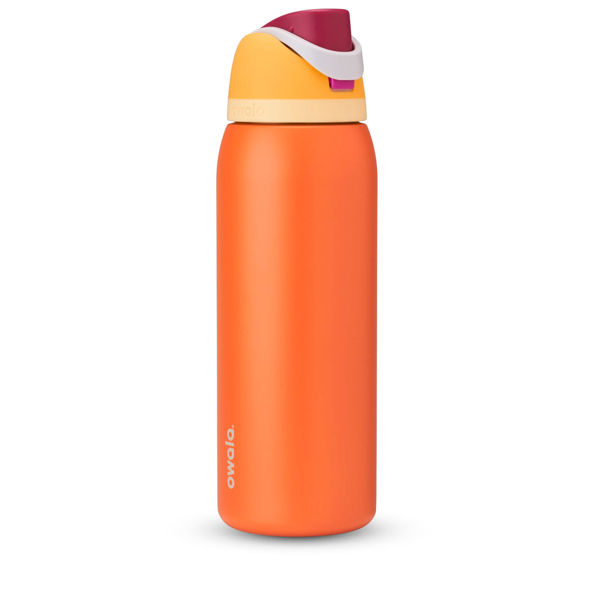 Owala FreeSip Insulated Stainless Steel Water Bottle with Straw for Sports, Travel, and School BPA-Free Sports Water Bottle, 32 oz, Boneyard (Pack of 6)
