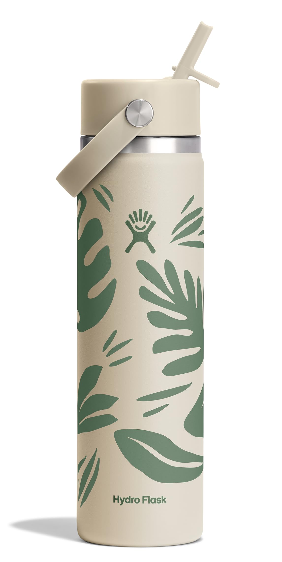 Hydro Flask Water Bottle - Insulated Stainless Steel - Wide Straw Lid, Non Spill, Leakproof in 40 Oz Indigo Blue