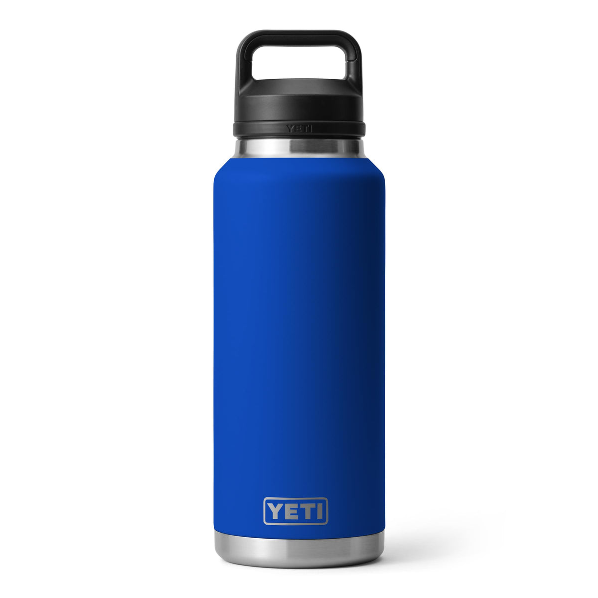 YETI Rambler 46 oz Bottle, Leakproof, Vacuum Insulated, Stainless Steel with Chug Cap, Navy